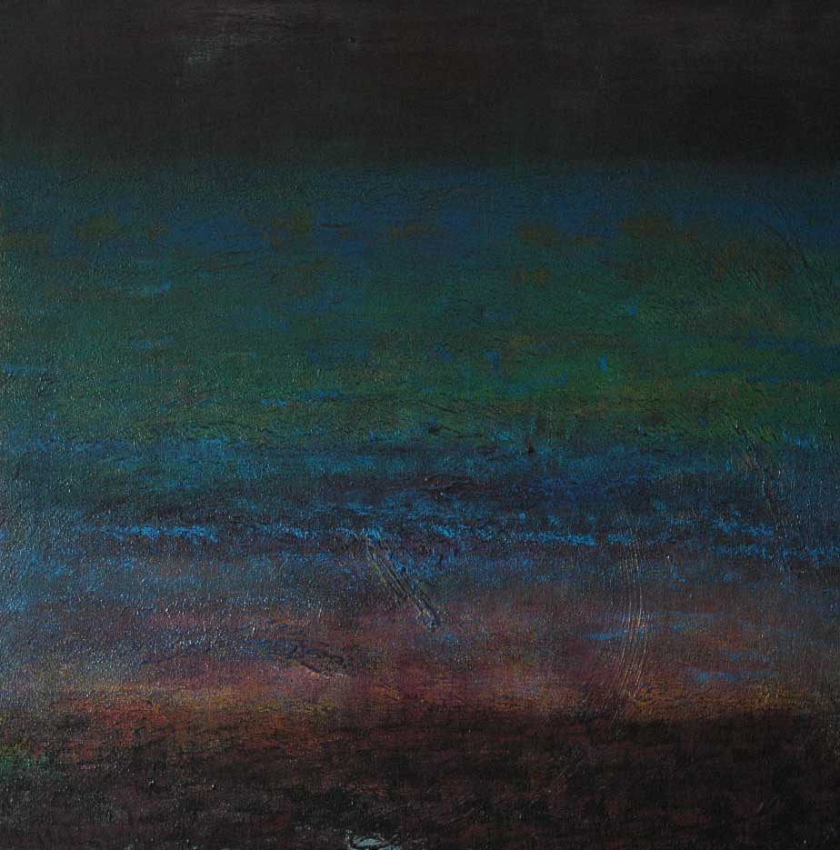 Tulipes flottantes - acrylique - 40 x 40 cm - 2005
